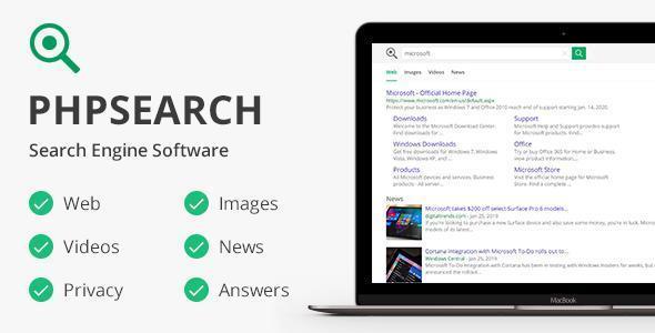 phpSearch - Search Engine Platform
